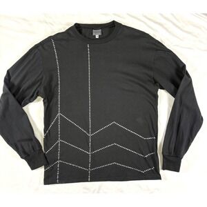 Vintage Y2K VERSUS Versace Mens TShirt M Studded Geometric Designer Bold Street